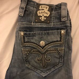 Rock revival jeans 32 waist 34 length